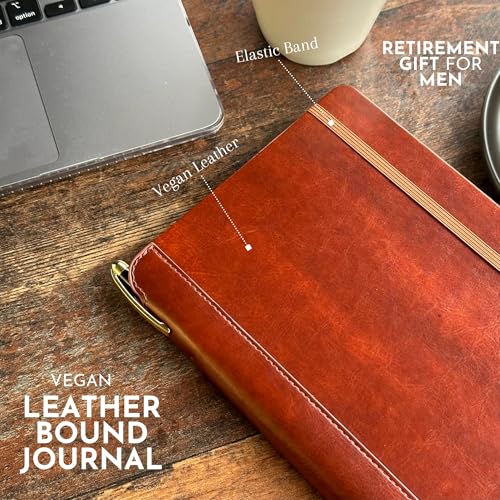SETTINI® Vegan Leather Journal Gift Set with Pen 192 Pages, Classic - color: Classic