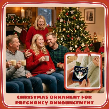 Gifts for Expecting Parents, Gifts for Pregnant Women - Mom Dad Ornament - color: Mom Dad