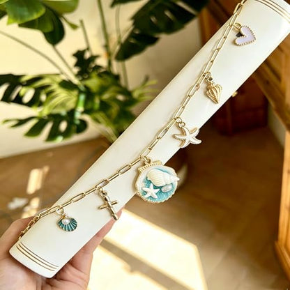 Bible Charm Chain, Christian Bible Accessory Faith Gift, Scripture Bookmark, Bible Jewelry Religious Decor for Study (Style-C) - style: Style-C