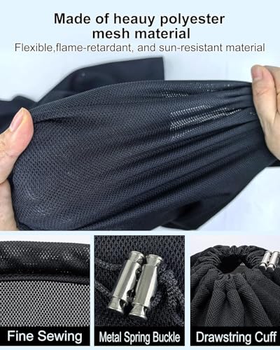 Wood Chipper Bag Compatible with Tazz, GreatCircle, Wood Slicer Splitter, Wood Chippers, Universal Reusable Collection Bag, 24 x 48 Inches Chipper Leaf Shredder, Lawn Machine Parts,