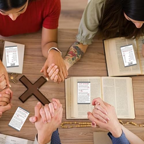 240pcs Gospel Tract Cards 3.5 x 2 Inches Jesus Paid It All - color: Jesus Paid It All