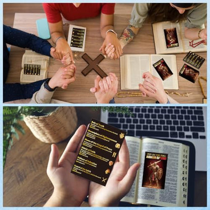 Armor of God Gospel Tracts, Christian Bible Verse Cards for Evangelism - color: Armor of God