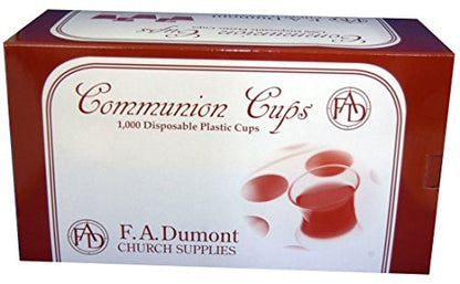 Communion Cups - Box of 1000, 1-3/8" High, Fits Standard Communion Trays