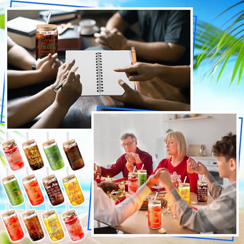 Skylety 36 Pcs Christian Sunday School Teacher Gift for Women Men - style: Christian