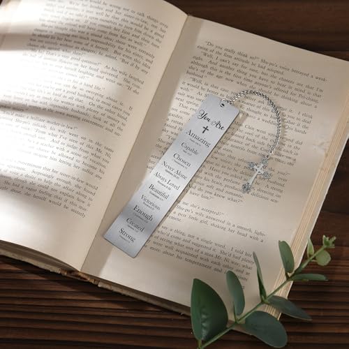 Christian Metal Bible Bookmark, Inspirational You are Scripture Book Mark - style: Christian, You Are