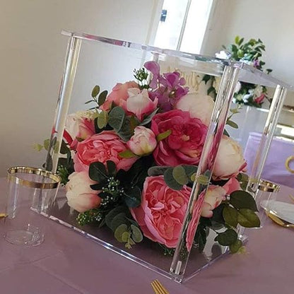 6 Pieces Tall Acrylic Vase Wedding Centerpieces Clear Flower Stand Column Geometric Floral Vase Elegant Display Holder for Birthday Party Wedding Table Decorations (6, 31.5 Inch) - size: 31.5 Inch