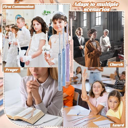 Skyygemm 20 Pcs Christian Leather Bookmarks Gifts for Men Women Bulk Spanish Christian Bible Bookmarks Bible Verses Gifts for Book Club(Morandi Color)