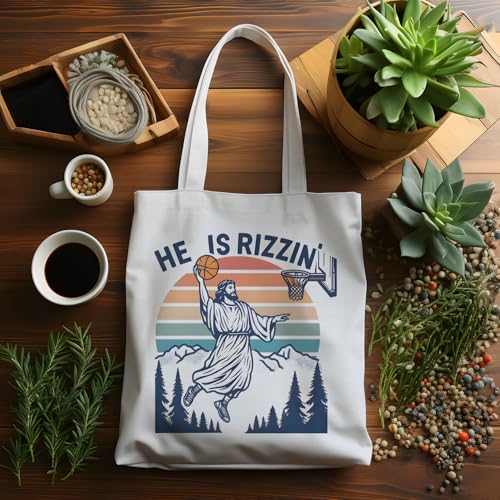 JINYO Christian Canvas Tote Bag, Bible Tote Bags for Women - color: Christian Tote Bag-3