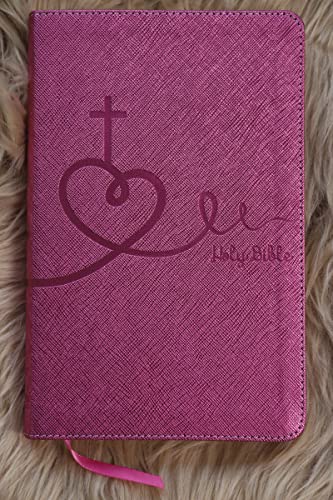 NIV, Bible for Kids, Leathersoft, Pink, Red Letter, Comfort Print: Thinline Edition (Easy-to-Read, Easy-to-Carry)