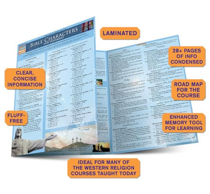 Bible Characters: New Testament: QuickStudy Laminated Reference Guide
