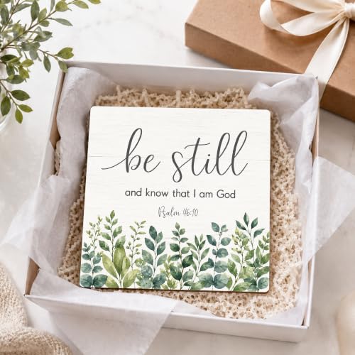 Be Still and Know That I Am God Wood Sign 5.1" Christian Decor(033 - color: Be still4