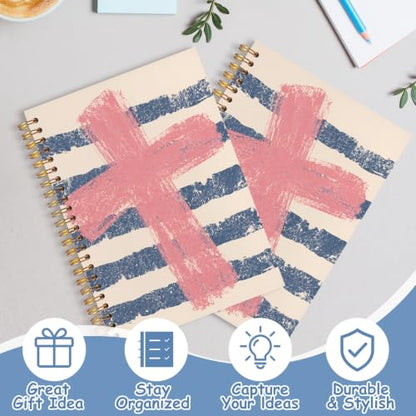 Christian Gifts for Women Faith Notebook Journal, 5.5x8.3 - color: white-Faith