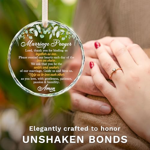ZAGKOO Marriage Prayer Christian Wedding Gifts for Couple 2026 - color: Marriage Prayer