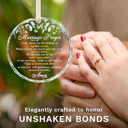 ZAGKOO Marriage Prayer Christian Wedding Gifts for Couple 2026 - color: Marriage Prayer