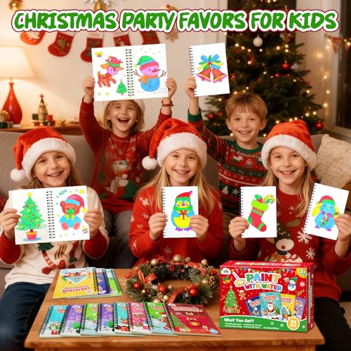 ZMLM 24 Pack Christmas Coloring Books - Birthday Party Favors for Kids 4-8 - style: Christmas