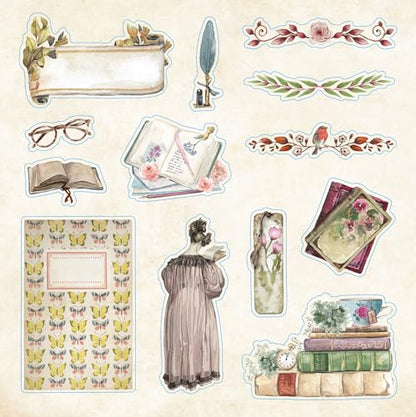 Bibliophilia Ephemera Sticker Book (over 780 stickers)