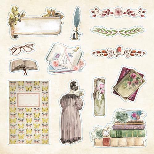 Bibliophilia Ephemera Sticker Book (over 780 stickers)