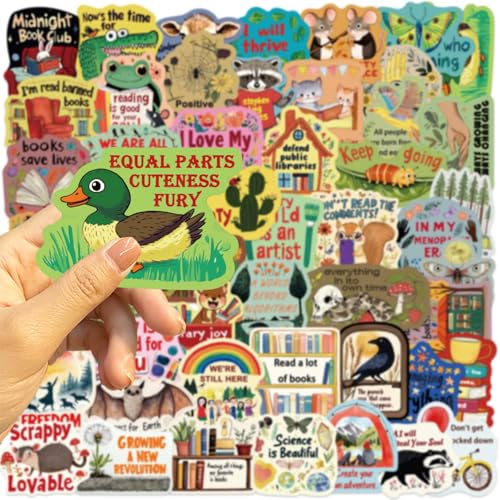 50PCS Positive Quote Stickers, Cute Emotional Support Stickers - style: Art Deco