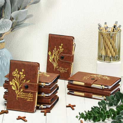 Spakon 20 Pcs Christian Prayer Journals with Pens,English Aesthetics - style: English Aesthetics