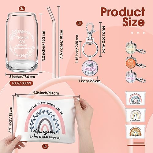 Hoolerry 9 Pcs Thank You Gifts for Women Employee Coworkers, Rainbow - style: Rainbow