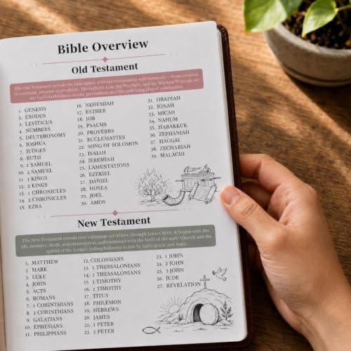 66-Page Bible Study Guides and Devotional Journal with Daily Scripture Quotes, Prayer Prompts, Cross-References, and Reflection Guides - A Comprehensive Year-Long Plan and Christian Gift