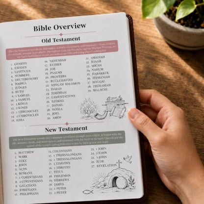 66-Page Bible Study Guides and Devotional Journal with Daily Scripture Quotes, Prayer Prompts, Cross-References, and Reflection Guides - A Comprehensive Year-Long Plan and Christian Gift