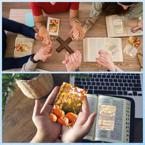 Gospel Tracts for Evangelism, Halloween Bible Verse Bookmarks - color: Are You Fall-o-ween Jesus