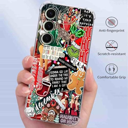 Christmas Collage Case for Samsung Galaxy S26 Plus, Festive Quotes, Cool Trendy Soft TPU Bumper Cover Case for Samsung Galaxy S26 Plus - color: Christmas3