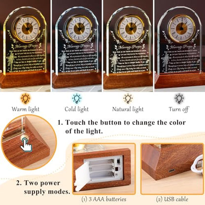 YWHL Marriage Prayer Wedding Gifts for Couple Engagement Bridal Shower Gift - color: Style 2