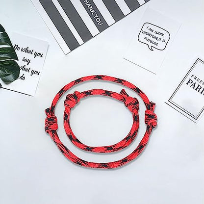 First Day of School Bracelets, Back to School Bracelets Mommy and Me - color: 2PCS Red