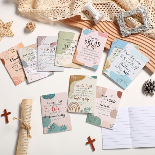 Kinlop 30 Pcs Christian Gifts for Women Small Prayer Journals, Bohemia - style: Bohemia