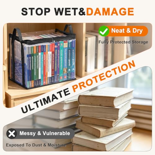 CTIME Waterproof Clear Book Storage Bag - size: XXL