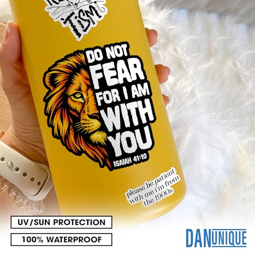(3Pcs-3") Do Not Fear for I Am with You Sticker - Isaiah 41 10 Christian Bible Verse Die-Cut Waterproof Vinyl Sticker for Laptop Water Bottle Kindle Stuff Funny Decal Gift for Her Him Friends 3 Inches - size: 3 Inches