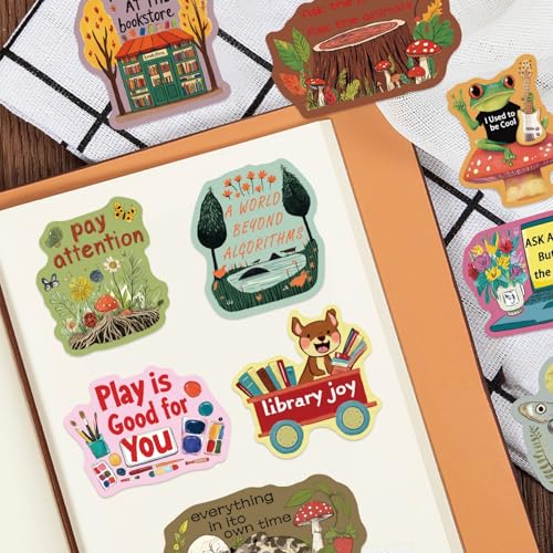 50PCS Positive Quote Stickers, Cute Emotional Support Stickers - style: Art Deco