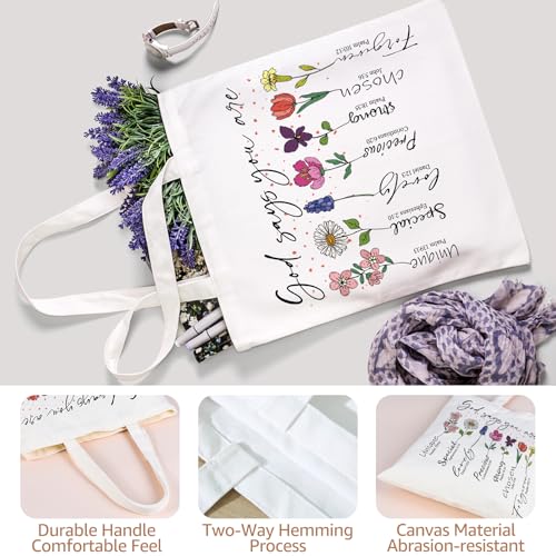 Christian Gifts for Women, Religious Faith Based Present, Bible Bags for Women, Spiritual Inspirational Christmas Birthday Gifts for Mom Best Friend Sister