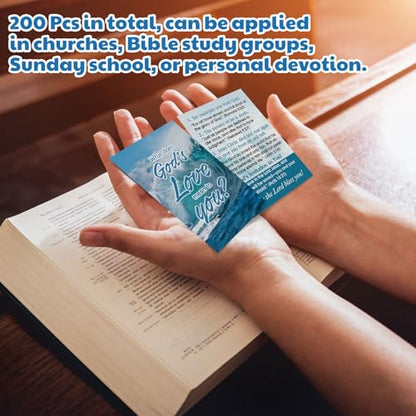 200 Pcs Gospel Tracts Salvation Cards, Meaning - style: Mean