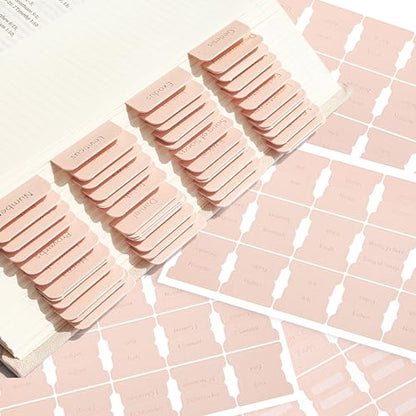 Mr. Pen- Laminated Bible Tabs, 75 pcs, Easy-to-Read & Apply - color: Metallic Gold Lettering