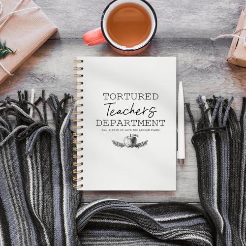 VONTP Funny Teacher Meeting Spiral Notebook Journal, 5.5x8.3 Inch - color: 002-teacher