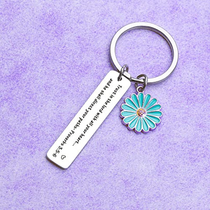 Christian Keychain For Women Bible Keychain Faith Based Gifts Biblical Gifts For Women Encouragement Jewelry
