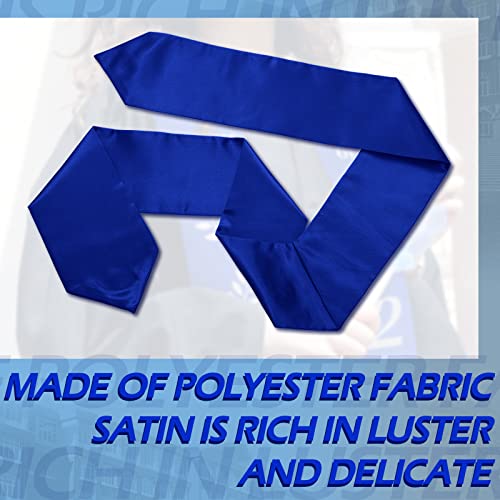 Geyoga 24 Pcs Graduation Stole Bulk Sublimation Blank 70 in - color: Blue
