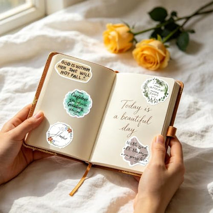 STEFORD Christian Bible Verse Stickers, 200 Pcs