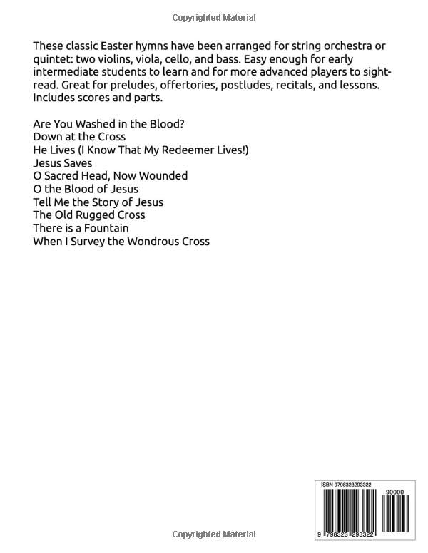 10 Easter Hymns for String Orchestra: Volume 2