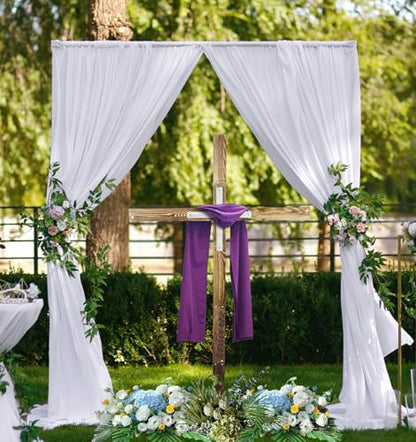 veonly 75 Inch Large Easter Wooden Cross, Large Standing Cross Decoration