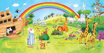 Noah's Ark: A Charming Bible Story Board Book About Animals for Children (Ages 2-5) (Little Board Books)