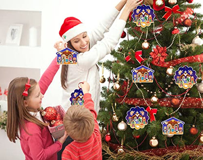 FaCraft Nativity Sticker for Kids - 24pcs Christian Christmas Crafts Kits - color: A-24PCS