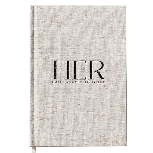 Heavenly Finds Daily Prayer Journal for Woman - 6 Months, Bible Journal with Weekly Scripture - Guided Bible Verse Mapping - Devotional with Prayer Exercises - Spiritual Gift for Woman - color: Sand