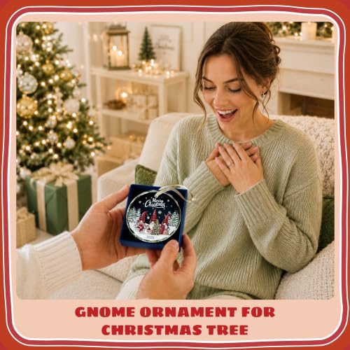 Gnome Ornaments - Gnome Christmas Ornaments, Gnomes Gifts for Women 2026 - color: Gnome