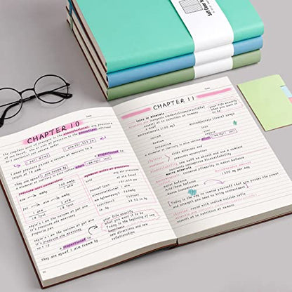 AHGXG College Ruled Notebook, 320 Pages, Large Journal A4 (8.5''×11') - color: Purple, size: A4