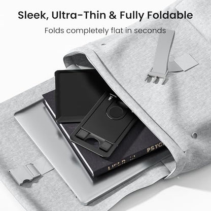 Itramax Tablet Stand for Desk,Foldable iPad Stand,Adjustable Desktop Holder - color: Black – for Tablet (Max 800g)