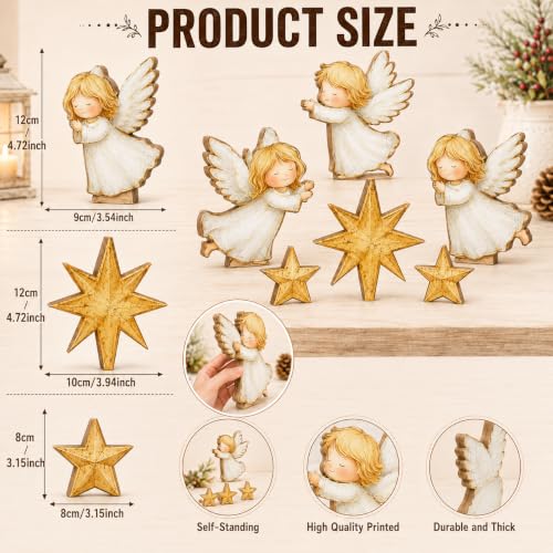 Christmas Decorations Indoor, Christmas Angel Star Nativity Home Decor
